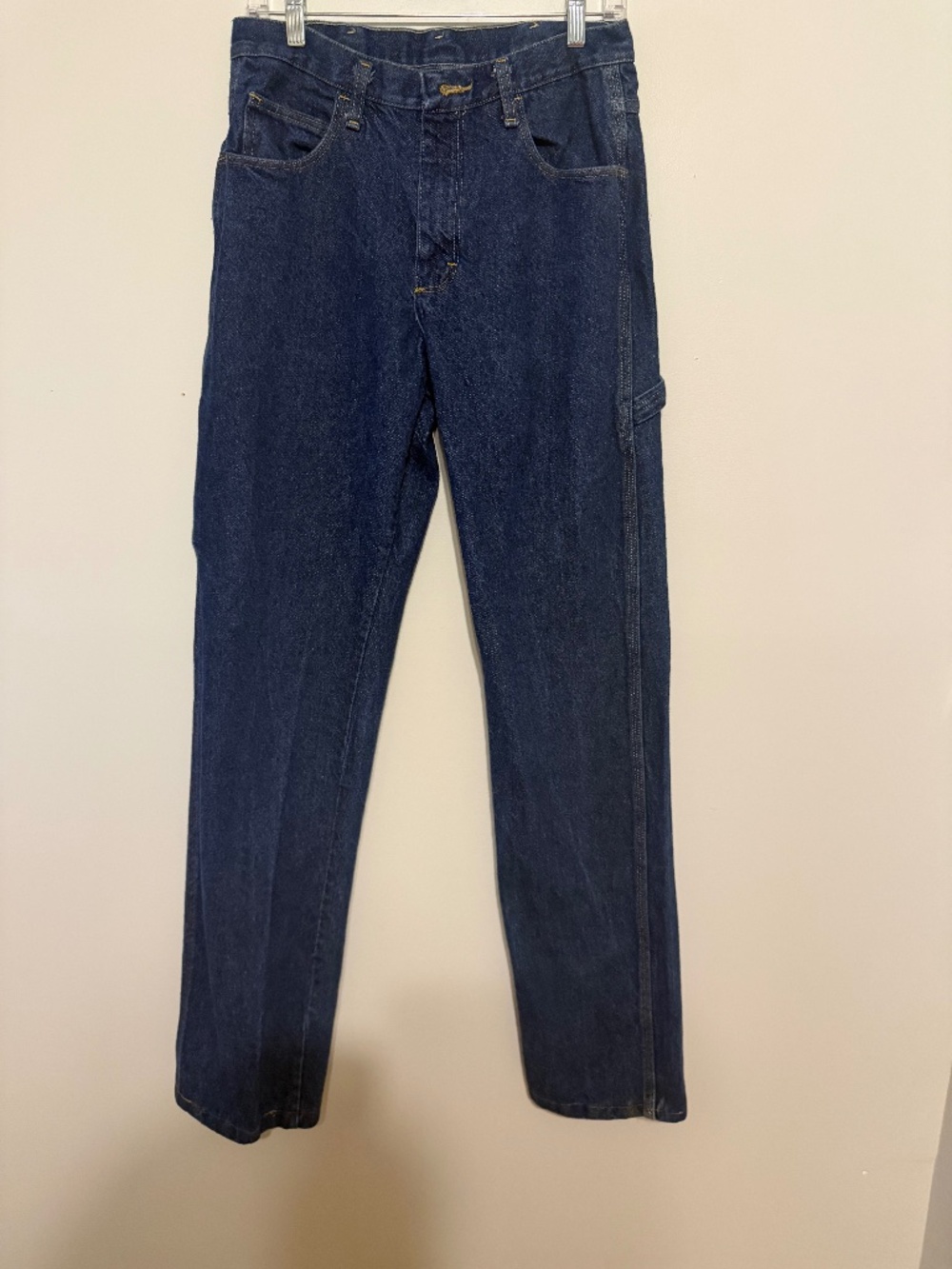 Vintage Red Kap Blue Denim Work Jeans 31X37U Extra Long Inseam